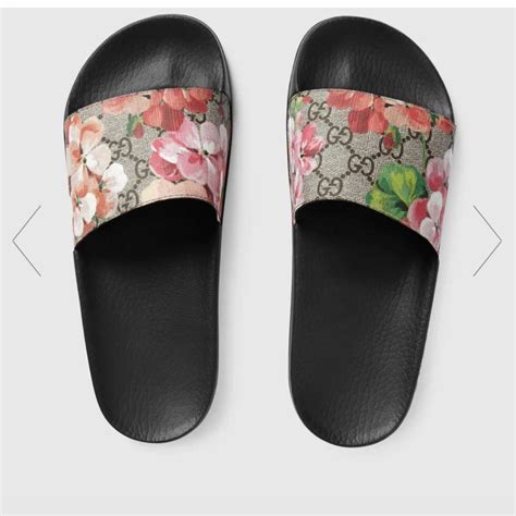 gucci womens loafer slides|Gucci slides women size 9.